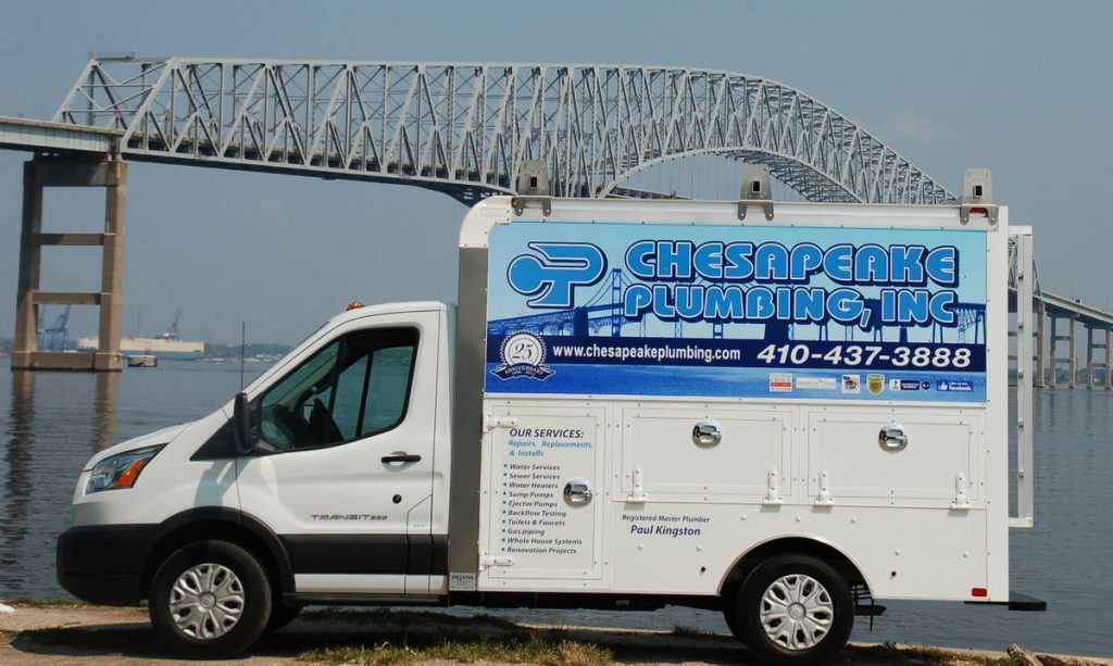 truck of top plumbers in pasadena md